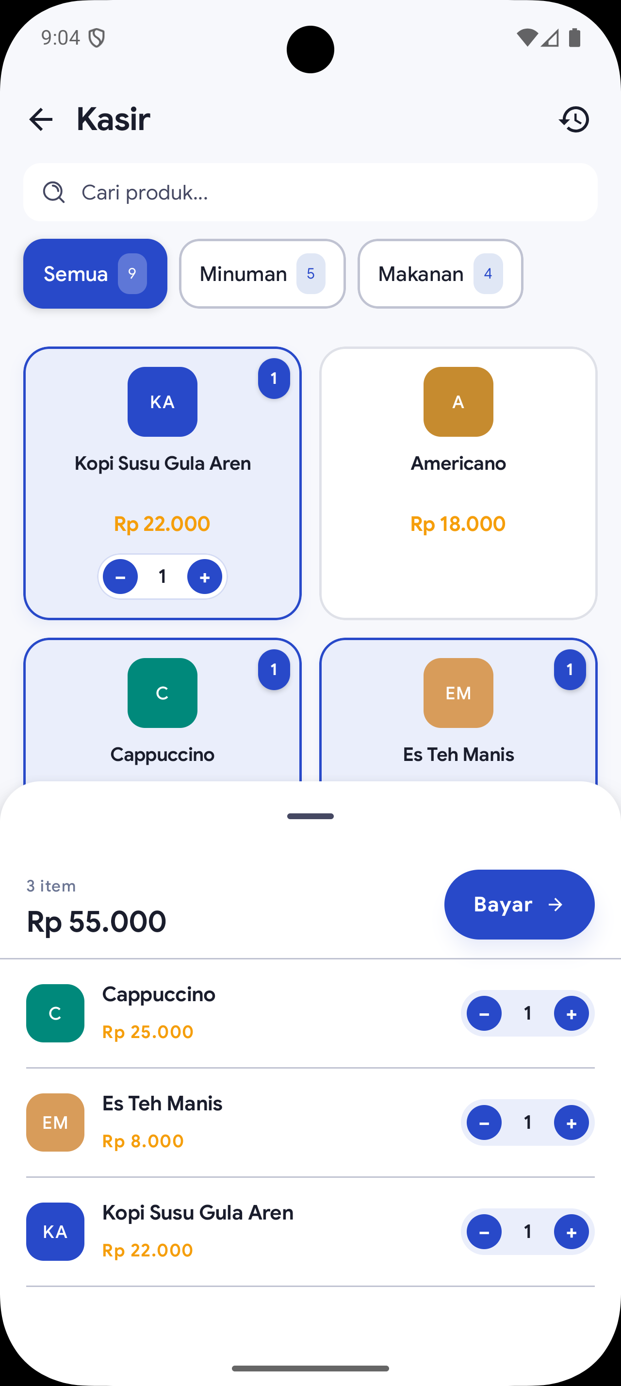 Kasir Orion POS